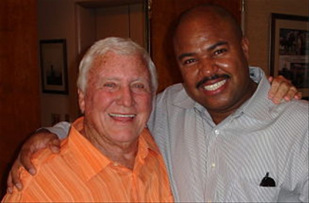 Timothy E. Parker with Merv Griffin